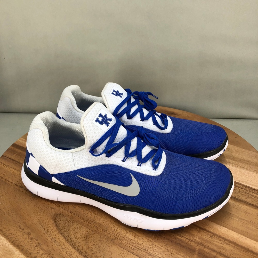Nike Free Trainer v7 Kentucky Mens Shoes Size 10 Blue White Lightweight Lace Up